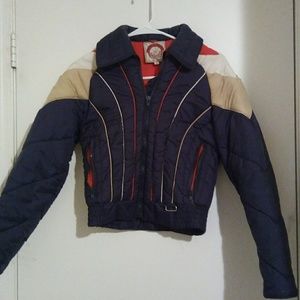 Vintage 1980's Winter Coat VTG Retro